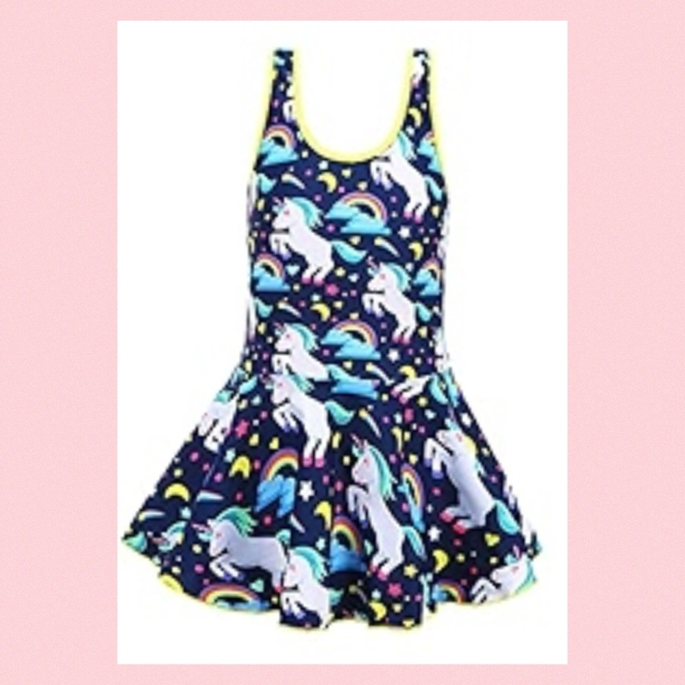 Little girls one piece swimsuit. 10